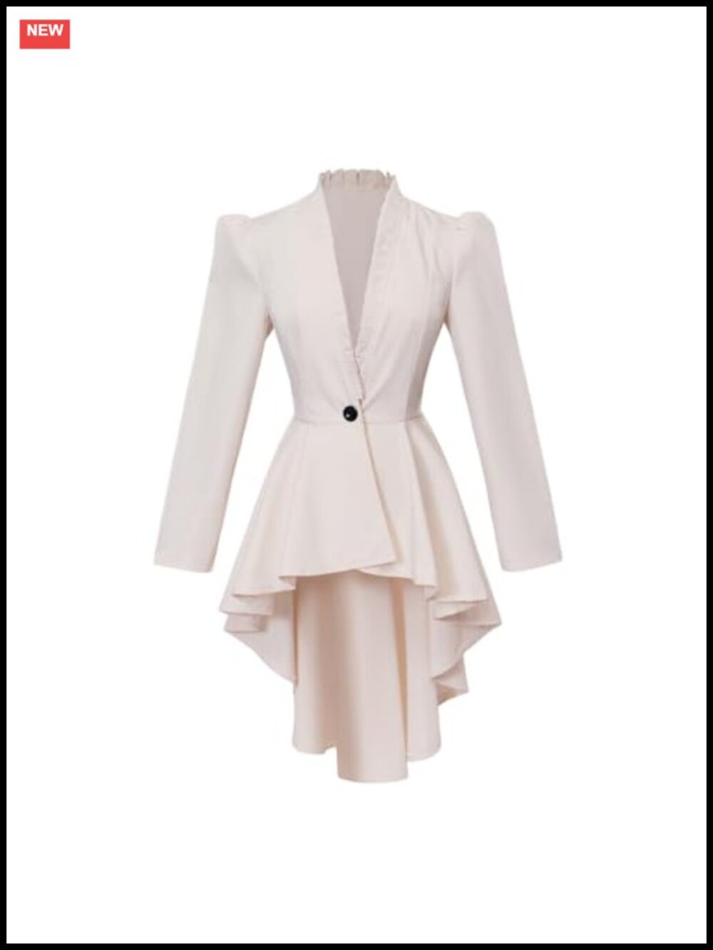 Steampunk Victorian Women's Jacket Coat Polyester Button Medieval Gothic